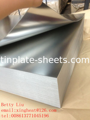 مواد MR و SPCC ورق فولادی بدون لاستیک برای قوطی های عمومی با سطح روشن و ضخامت 0.15-0.49mm