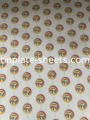 فولاد پوشش کرومی چاپی الکترولیتی 512mm-907mm عرض