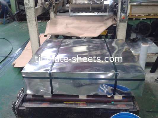 ورق های استین برای قوطی های بسته بندی JIS G3303 استاندارد T5 DR8 STONE FINISH ورق های استین الکترولیتی
