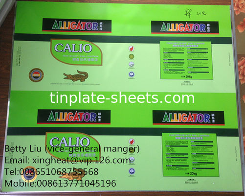 ورق استین چاپی رنگی درجه 4 مواد غذایی با BA CA Annealing