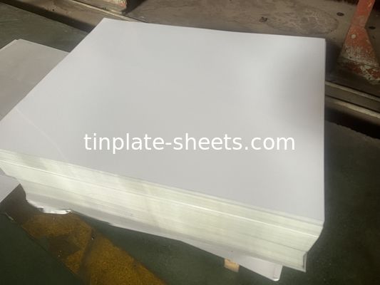ورق فولادی بدون قلع برای کلاه تاج و قوطی های معمولی با ظروف نقره ای روشن و سطح سنگ در ضخامت 0.15-0.49mm