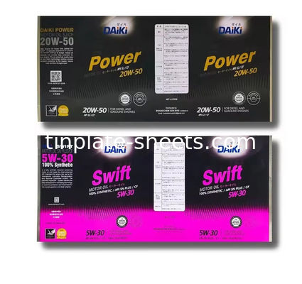 DR7 DR8 DR9 صفحه قلع چاپی EN10202 استاندارد عملکرد بالا 2.0/2.0