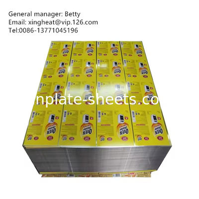 ASTM624 ورق های فلز برقی استاندارد T2 T2.5 T3 T4 T5 Temper