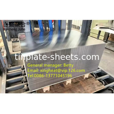 ASTM624 ورق های فلز برقی استاندارد T2 T2.5 T3 T4 T5 Temper