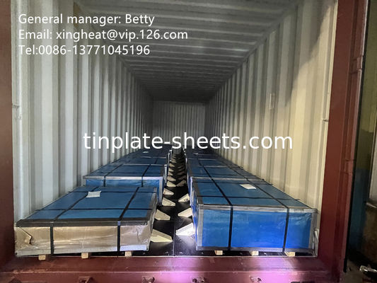 ورق های قوطی برای قوطی های مواد شیمیایی و مواد غذایی 1.1/1.1 2.2/2.2 2.8/2.8 5.6/5.6 2.0/2.0 و 2.8/5.6 گزینه های پوشش قوطی