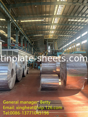 قوطی های ساخت ورق های فولادی 600mm-990mm عرض ضد خوردگی T3-T5
