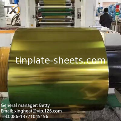 مقاومت در برابر گرما لاک استین رنگ 600mm-986mm عرض برای بسته بندی مواد غذایی قوطی های شیمیایی لاک استین