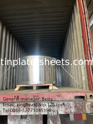 ورق های استین برای بسته بندی قوطی قوطی مواد غذایی JIS G3303 استاندارد T3 T5 DR8 STONE FINISH ورق های استین الکترولیتی
