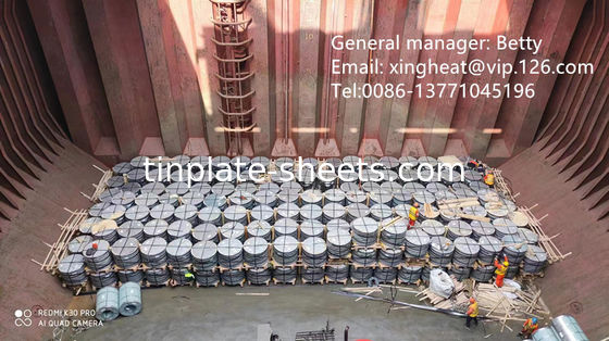 ورق های قوطی قوطی T2/T2.5 / T3 / T4 / T5