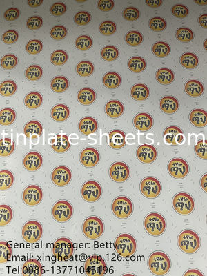 0.13-0.48mm ورق استین با روشن / سنگ / نقره / ماتی پایان برای بسته بندی مواد غذایی و نوشیدنی