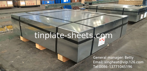 MR و SPCC مواد طومار قوطی 0.15-0.49mm ضخامت 600mm-986mm عرض 4-8MT در هر طومار JIS G3303 EN10202 استاندارد ASTM624