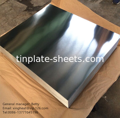 JIS G3303/EN10202/ASTM624 ورق های استیل الکترولیتیک استاندارد EXW/FOB/CFR/CIF L/C/T/T/DP شرایط پرداخت 25 MT MOQ