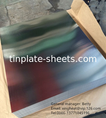 JIS G3303/EN10202/ASTM624 ورق های استیل الکترولیتیک استاندارد EXW/FOB/CFR/CIF L/C/T/T/DP شرایط پرداخت 25 MT MOQ