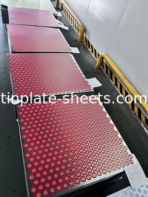 کاغذ ضد خوردگی چاپی برای ظروف اسپری 0.15-0.49mm ضخامت و طول برش 600mm-1160mm