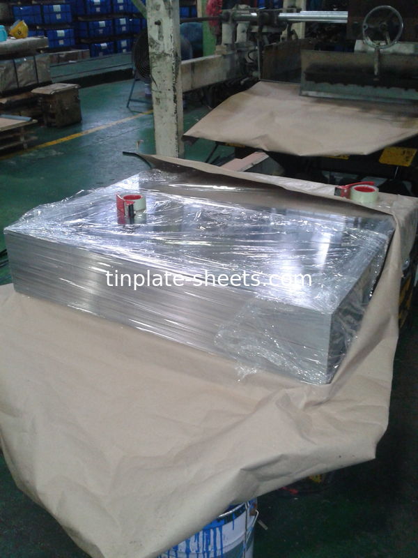 ورق های قوطی الکترولیتی با قدرت بالا در برابر خوردگی مقاومت دارند 2.8/2.8 2.0/2.0 T3 T4 T5 دمای