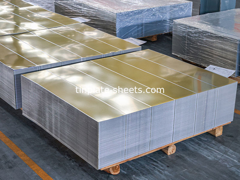 JIS G3303 EN10202 ASTM624 ورق های استین استاندارد برای قوطی های شیمیایی و قوطی های غذایی رقابتی