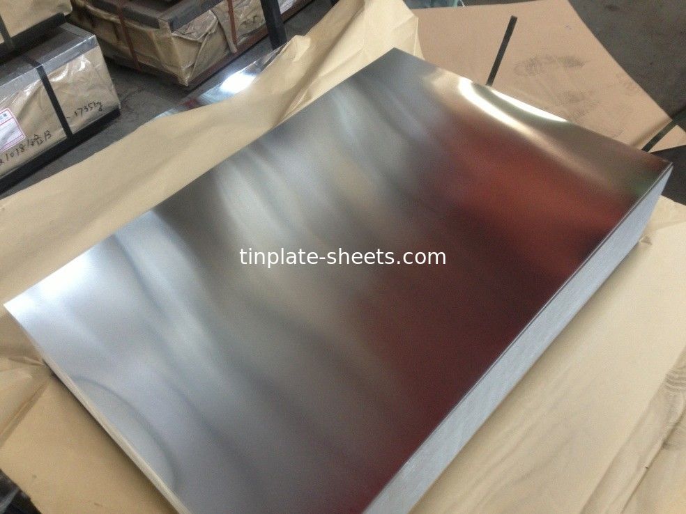 ورق های قوطی با کیفیت 2.8/2.8 JIS G3303 استاندارد T3 T5 DR8 2.8/2.8 STONE FINISH ورق های قوطی الکترولیتی