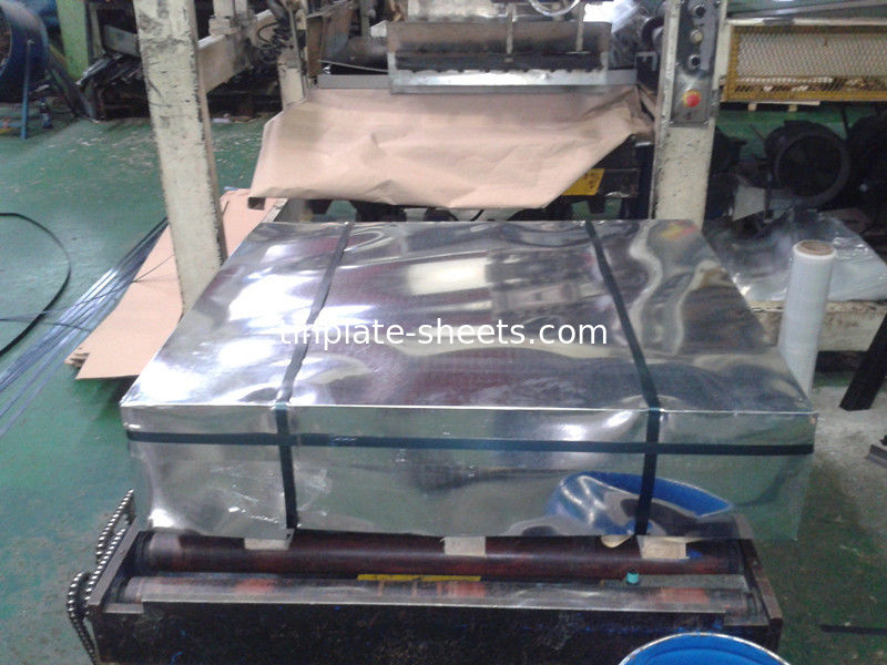 ورق های قوطی برای قوطی های بسته بندی JIS G3303 استاندارد T3 T4 DR8 2.8/2.8 STONE FINISH ورق های قوطی الکترولیتی