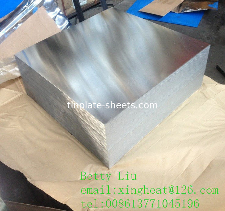 ورق های قوطی الکترولیتیک با قدرت بالا در برابر خوردگی مقاوم هستند1.1/1.1 2.8/2.8 T3 T4 T5 دمای