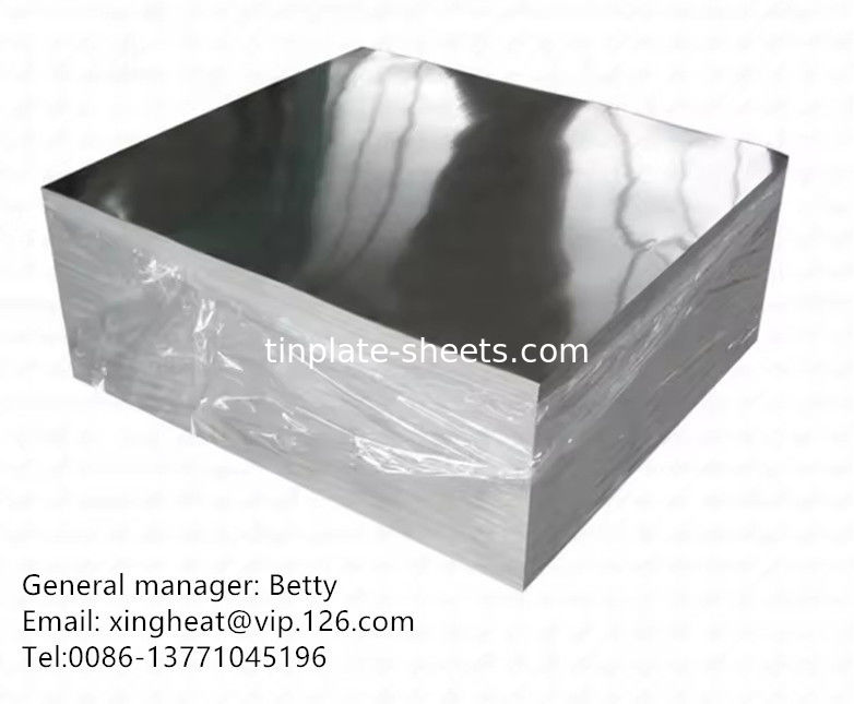 EN10202 ورق های لاستیکی برای قوطی های بسته بندی JIS G3303 استاندارد سنگ روشن T3 T5 DR8 STONE FINISH
