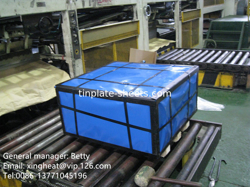 JIS G3303 EN10202 و ASTM624 ورق های استین استاندارد در برش آسیاب برای قوطی های شیمیایی و مواد غذایی
