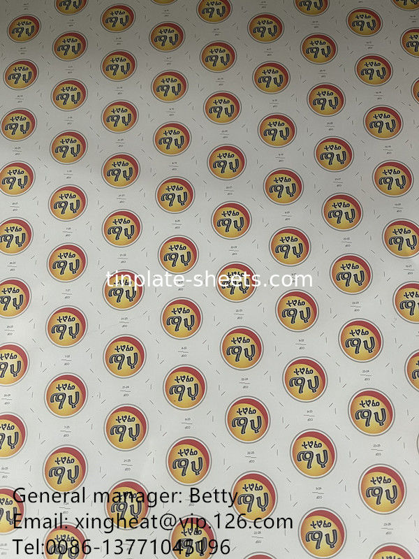 قوطی در ورق ها T4 T5 DR قوطی الکتروتیک در ورق ها فولاد برش ورق قوطی برای قوطی های شیمیایی و قوطی های غذایی