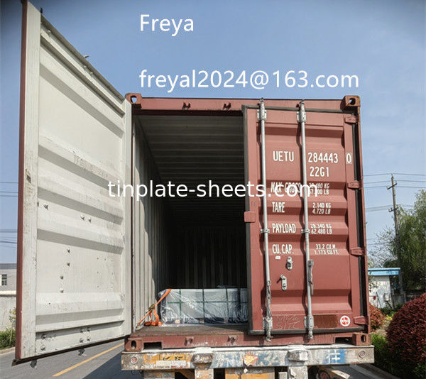 ورق های استیل مطابق با JIS G3303 EN10202 و ASTM624 برای قوطی های مواد شیمیایی و مواد غذایی