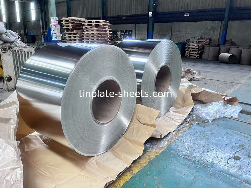 طومار طومار 0.15-0.49mm 600mm-986mm 4MT-8MT در هر طومار T2-T5 DR8-DR9 BA 1.1/1.1-5.6/5.6 روشن / سنگ / نقره / مت
