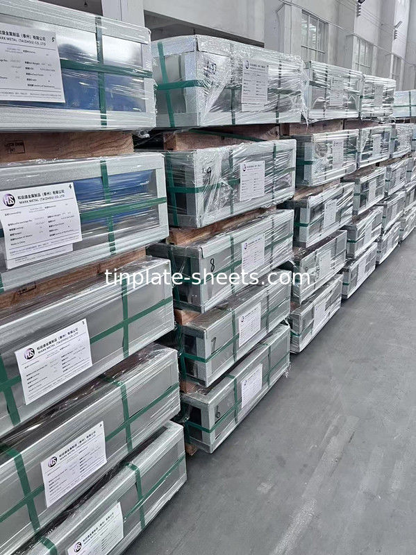 1.1/1.1-2.8/5.6 ورق های لاستیکی با پوشش قلع برای قوطی ها مقاوم به خوردگی و بسیار قابل شکل گیری
