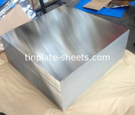 ورق های لاستیکی برای بسته بندی قوطی قوطی های شیمیایی JIS G3303 استاندارد T3 T5 DR8 STONE FINISH ورق های لاستیکی الکترولیتی