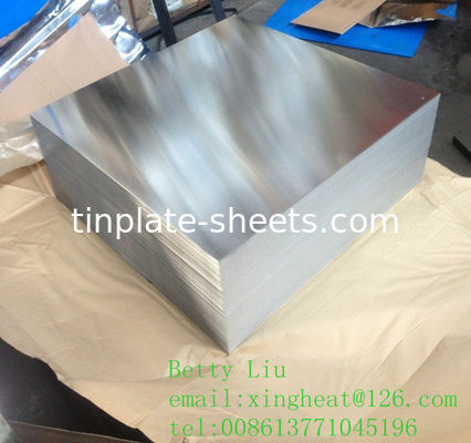 ورق های قوطی الکترولیتیک با قدرت بالا در برابر خوردگی مقاوم هستند1.1/1.1 2.8/2.8 T3 T4 T5 دمای