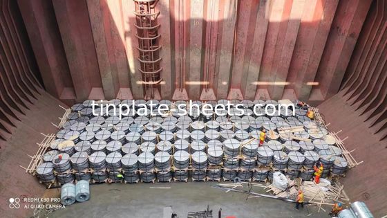 طناب قلع برای قوطی های شیمیایی چشم به آسمان بسته های صادر شده 2.0/2.0 پوشش قلع استاندارد JIS G3303