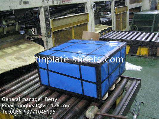 JIS G3303 EN10202 و ASTM624 ورق های استین استاندارد در برش آسیاب برای قوطی های شیمیایی و مواد غذایی