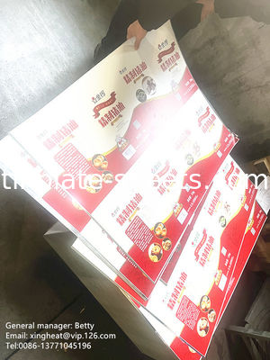 2.8/2.8 فولاد لاستیکی 0.15mm-0.49mm ضخامت EN10202 استاندارد 2.0/2.0