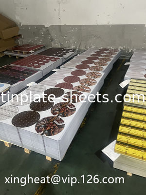 صفحه کاغذی چاپی سفارشی برای نیازهای بسته بندی MR SPCC مواد 0.15-0.49mm ضخامت 600-1160mm طول برش