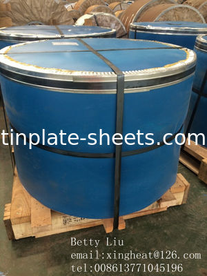 سیم پیچ فلز برقی الکترولیتی برای مواد شیمیایی 2.0/2.0 یا 2.8/5.6 پوشش قلع و سنگ روشن نقره یا پایان مات